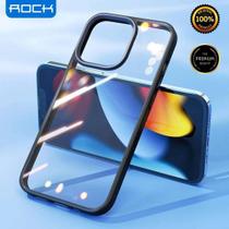 Capa Rock Guard para Iphone 14 6.1 - Cristal / Preto Capa Rock Guard para Iphone 14 6.1 - Cristal / Preto