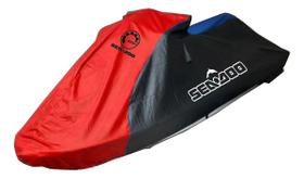 Capa Rodoviária Jet Ski Compatível GTX/RXTX 300 ST3 Vermelha Capa Rodoviária Jet Ski Compatível GTX/RXTX 300 ST3 Vermelha