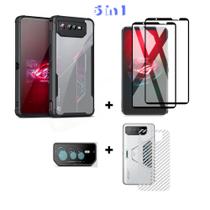 Capa Rog Phone 6d Armour + Kit 4 Películas Premium Full Completo Capa Rog Phone 6d Armour + Kit 4 Películas Premium Full Completo