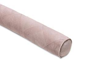 Capa Rolo Decorativo 1,60m Cama Casal Queen Suede Aveludado