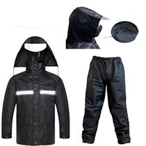 Capa Roupa Chuva Conjunto Motoqueiro Reforçada Capuz Masculina Moto Macacão Ciclista Boa Frio Mulher Resistente