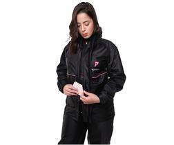 Capa roupa conjunto chuva motoqueira feminina nylon pioneira tam m 0084