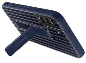 Capa S22 plus + Samsung Galaxy anti riscos protetora Clear Standing - Azul Marinho