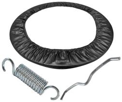 Capa Saia Proteção Jump + 32 Molas 8Cm + 16 Ganchos Bigode