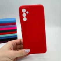 Capa Samsung A13 4g Silicone Aveludada Cores Marrom-claro Lisa