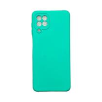 Capa Samsung A22 4G / M22 / M32 Silicone Aveludada Protege Câmera Colorida Capinha Anti Impacto