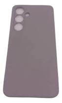 Capa Samsung A24 Silicone Aveludada Cinza Lisa