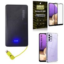 Capa Samsung A32 5G + Carregador Portátil 5K + Película 3D