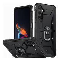 Capa Samsung Anti-Impacto Com Anel: Proteção E S - Preto S22