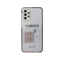 Capa Samsung Galaxy A32 5G Transparente Borda Color - Preto - Inova