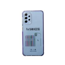 Capa Samsung Galaxy A32 5G Transparente Borda Color - Roxo - Inova