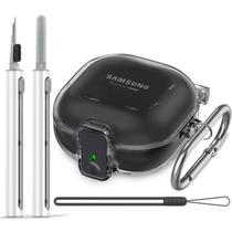 Capa Samsung Galaxy Buds com trava de segurança e kit de limpeza 3 em 1