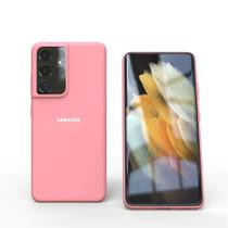 Capa Samsung Galaxy S21 (6.2) / S21 Plus (6.7) / S21 Ultra (6.8) Silicone Aveludado Microfibra - Case Store