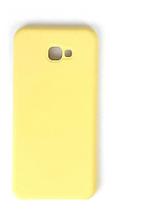 Capa Samsung J4 Plus Silicone Amarelo Lisa