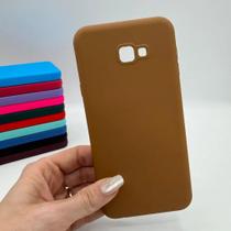 Capa Samsung J4 Plus Silicone Marrom-claro Lisa