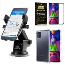 Capa Samsung M51 + Suporte Veicular Automatic + Película 3D