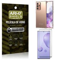 Capa Samsung Note 20 Ultra Anti Shock + Película De Vidro 3D - Armyshield