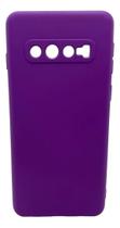 Capa Samsung S10 Silicone Aveludada LilÃs Lis