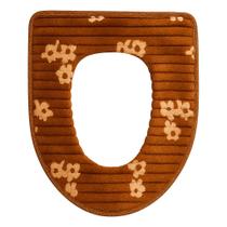 Capa Sanitária Estampa Floral Cinza Escuro Macia para Dias Frios