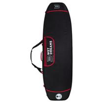 Capa Sarcófago Wet Dreams Quádrupla 6'6 Vermelho com Roda