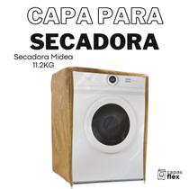 Capa secadora midea 11.2kg transparente flex