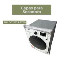 Capa secadora philco 11kg psc11b transparente flex - Capas Flex