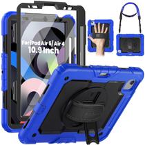 Capa SEYMAC para iPad Air de 5ª e 4ª geração de 10,9" com Acc Blue