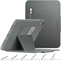 Capa SEYMAC Stock para iPad de 11ª e 10ª geração 11"/10,9" cinza