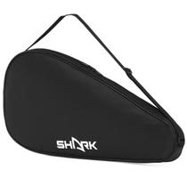 Capa Shark Para Raquete De Beach Tennis Preta e Branca