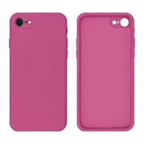 Capa Silicone Aveludada Proteção Câmera Compatível com iPhone 7 8 e SE - GCM