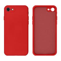 Capa Silicone Aveludada Proteção Câmera para iPhone 7 8 e SE