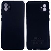 Capa Silicone Aveludada Samsung A04 Core - Preto Capa Silicone Aveludada Samsung A04 Core - Preto