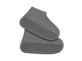 Capa Silicone Calçado Tamanho L - Protetor De Agua - Cinza