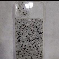 CAPA Silicone Case/ CAPINHA GLITTER LUXO TRANSPARENTE Para Samsung A02 Com Protetor de Câmera