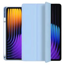Capa silicone com slot para tablet xiaomi Pad 7/ 7 Pro Capa Pad 7/7 Pro TPU:Azul Claro