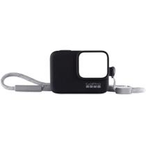 Capa Silicone GoPro Hero 7 6 5 Black + Cordão Ajustável - Sleeve + Lanyard