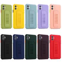 Capa Silicone Holder Compatível Com Iphone 12 e 12 PRO (6.1") - Kamecase