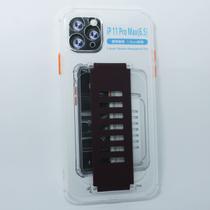 Capa Silicone Holder Translúcida Compatível Com Iphone 12 Pro Max (6.7") - Kamecase