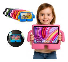 Capa Silicone Infantil+ Película Xiaomi Redmi Pad 2 11:2025 Capa Silicone Infantil+ Película Xiaomi Redmi Pad 2 11:2025