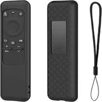 Capa Silicone p/ Controle Fire TV Stick Alexa + Alça Preta Capa Silicone p/ Controle Fire TV Stick Alexa + Alça Preta