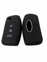 Capa Silicone Para Chave Canivete Ford Preto Capa Silicone Para Chave Canivete Ford Preto