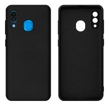 Capa Silicone Para Samsung A30 + Película Vidro De Vidro - Gcr