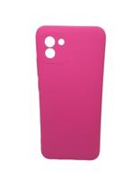 Capa silicone Samsung Galaxy A03 rosa