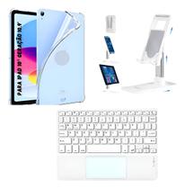 Capa Silicone + Teclado + Suporte P/ iPad 10a Geração 10.9