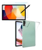 Capa Silicone Transparente P/ Redmi Pad 7/7 Pro + Pelicula