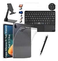 Capa Silicone Transparente + Teclado Touch Para Mi Pad 7