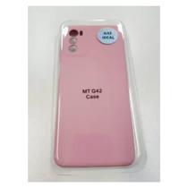 Capa Silicone Veludo Compatível motorola G42 cor Rosa Capa Silicone Veludo Compatível motorola G42 cor Rosa