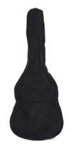 Capa Simples mochila Para Violão Clássico nylon 600 Com Abertura Lateral
