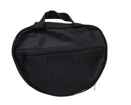 Capa Simples Pandeiro Meia Lua Ziper Lateral Bolso e Alça