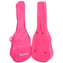 Capa Simples Para Violão Infantil Giannini Rosa Capa Simples Para Violão Infantil Giannini Rosa